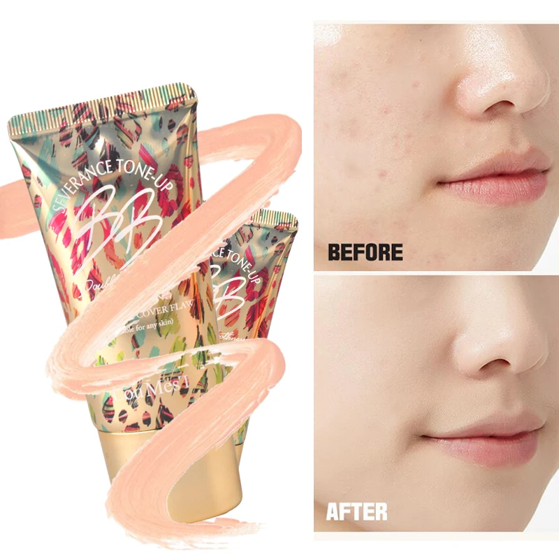 Base de Maquiagem Loumesi Creme Perfeito Capa Coreano Cosméticos Fundação Corretivo Facial Úmido bb