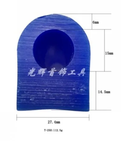 Восковая трубка обозрения, твердые восковые трубки, резьба для ювелирных изделий, прессформы, монограмма - Цвет: T-250