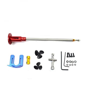 

1Set 540 Motor Seat Shafting Assembly Drive Shaft Propeller+Coupling+Shafting+Motor Seat+Screws for RC Boat Model Parts