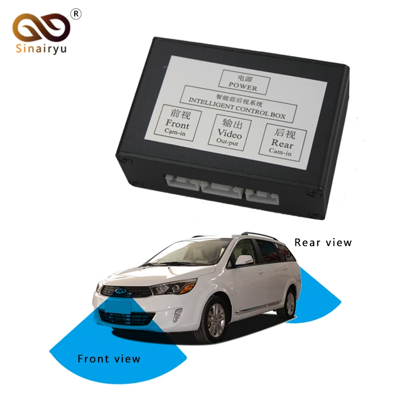 

Sinairyu Car Parking Camera Video Channel Converter. Auto Front / Side and Rear View Camera Video Control Box With Manual Switch