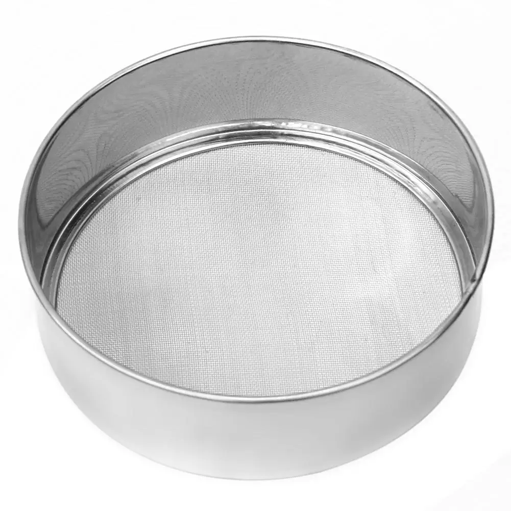 

Practical Multi-purpose Stainless Steel Mesh Flour Sifter Sieve Strainer Cake Pastry Cookies Pizza Kitchen Baking Cooking Tools