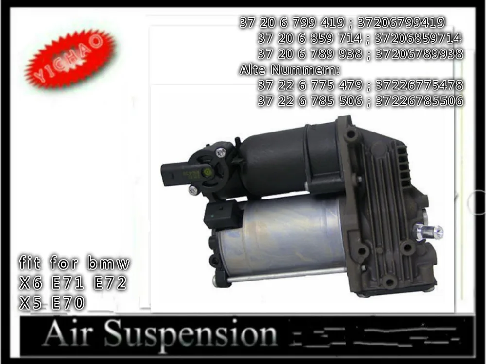 

Air Spring / Air Suspension Compressor for BMW car X5 E70 E70N X6 E71 E72 37206799419,37206859714,37206789938,compressor pump