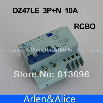 

DZ47LE 3P+N 10A 400V~ 50HZ/60HZ Residual current Circuit breaker with over current and Leakage protection RCBO