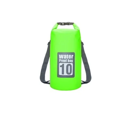 10L. GREEN Профессиональный водонепроницаемый плавательный мешок для хранения при сплаве сухой мешок с регулируемым крючок для ремней дрейфующий Дайвинг водостойкий рюкзак материал мешок - Цвет: 10L. GREEN