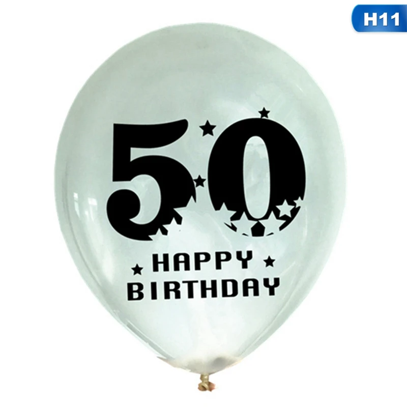 10 шт. на день рождения цифровой баллон латексный шар номер 20 30 40 50 60 лет 1-й 2-й день рождения украшения для детей
