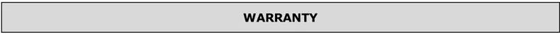 warranty