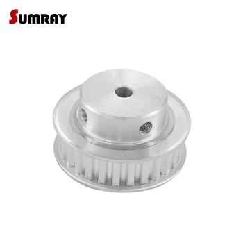

SUMRAY XL 30T Timing Pulley 5/6/6.35/7/8/10/12/12.7/14/15/16/17/19/20/25mm Inner Bore Aluminium Motor Pulley