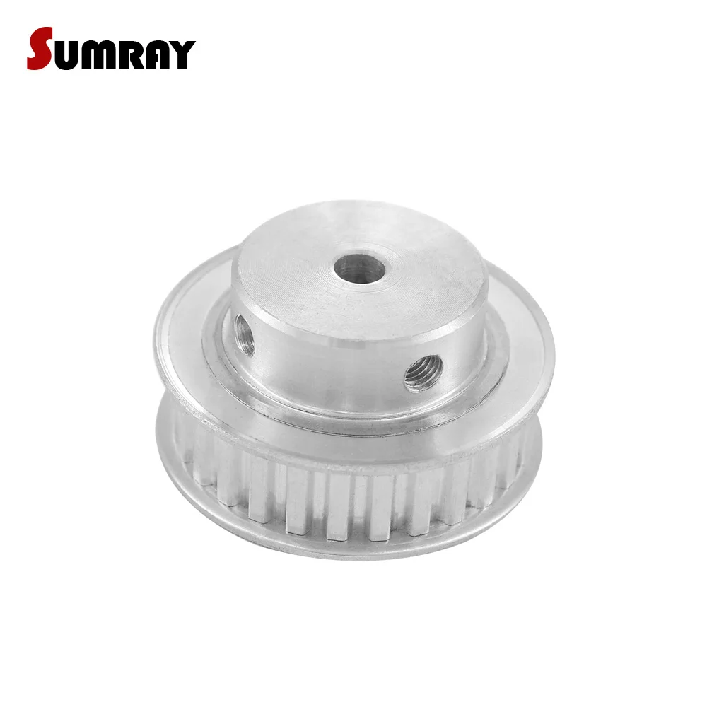 SUMRAY XL 30T Toothed Pulley Wheel 5/6/8/10/12/14/15/19/20mm Inner Bore