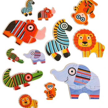 

New Kids Intelligence Toy Traffic Animal Cartoon Geometry Cognitive Education Toy Children Intelligence Intelligence Toy