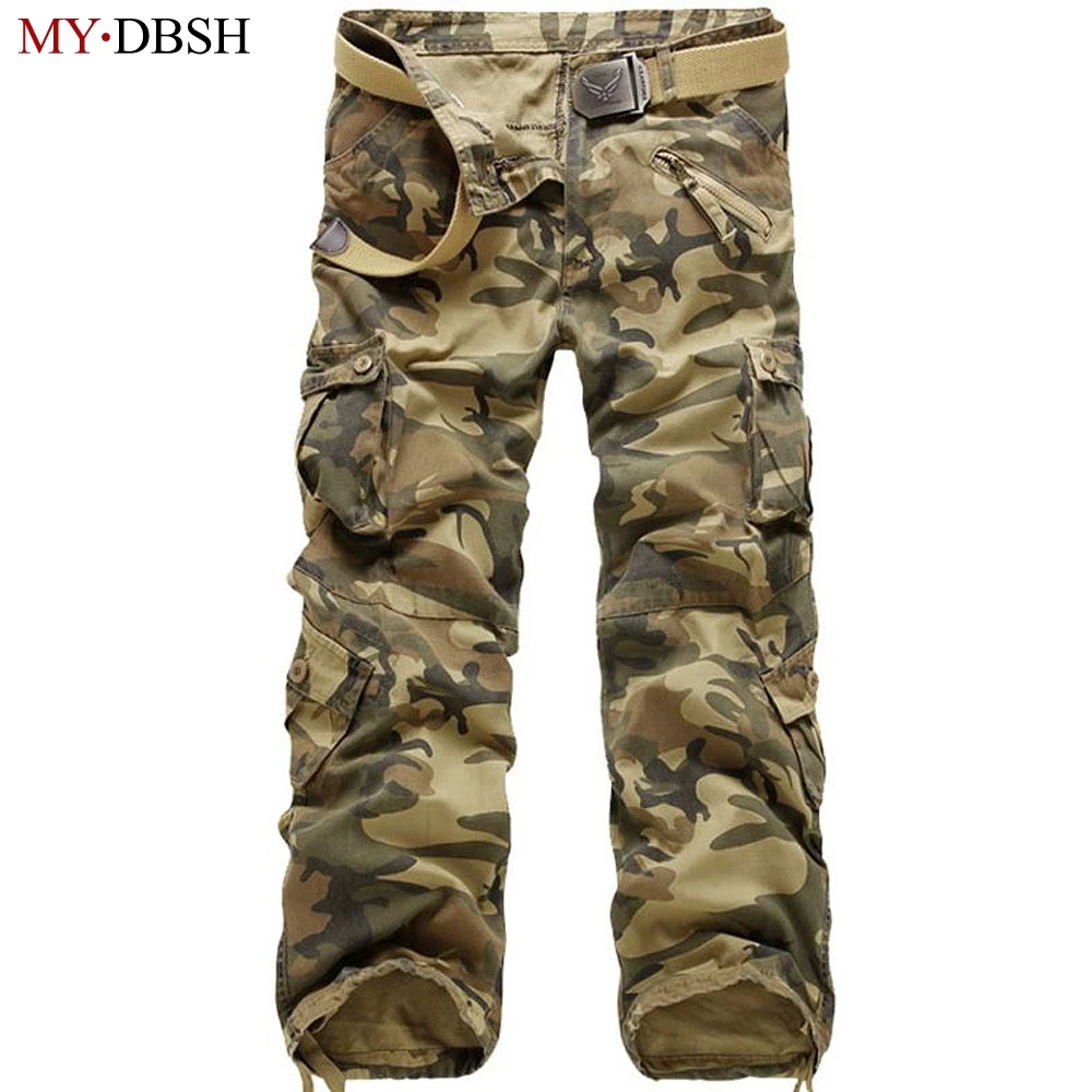 New Style Plus Size War Game Men Tactical Pants Camouflage Cargo Pants