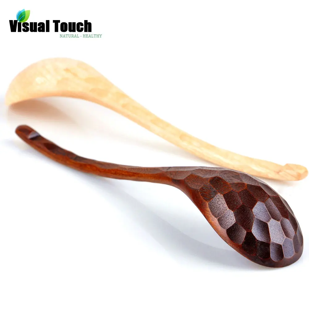 

Visual Touch 1 Pc 20cm/7.9" Wood Spoons Soup Wooden Spoon Tea Coffee Gift Dinnerware Tableware Flatware