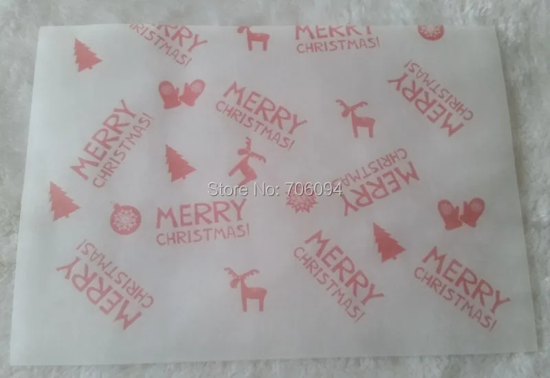 

15x21cm & 21x29cm Handmade Soap Wrapping Paper Printed Merry Christmas gift wrapping paper custom packing paper 200pcs/lot