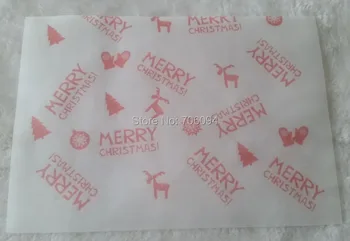 

15x21cm & 21x29cm Handmade Soap Wrapping Paper Printed Merry Christmas gift wrapping paper custom packing paper 200pcs/lot