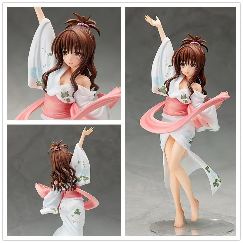 

Anime To Love Ru Darkness Yuuki Mikan Yukata Ver. 1/8 Scale Painted Sexy PVC Action Figure Collectible Model Toys Doll 22cm