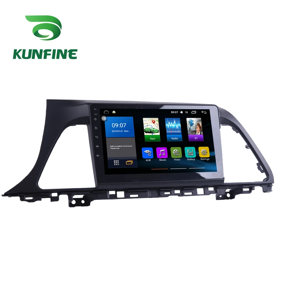 Top Octa Core 1024*600 Android 8.1 Car DVD GPS Navigation Player Deckless Car Stereo for Hyundai  Sonata 2015-2017 Radio 5