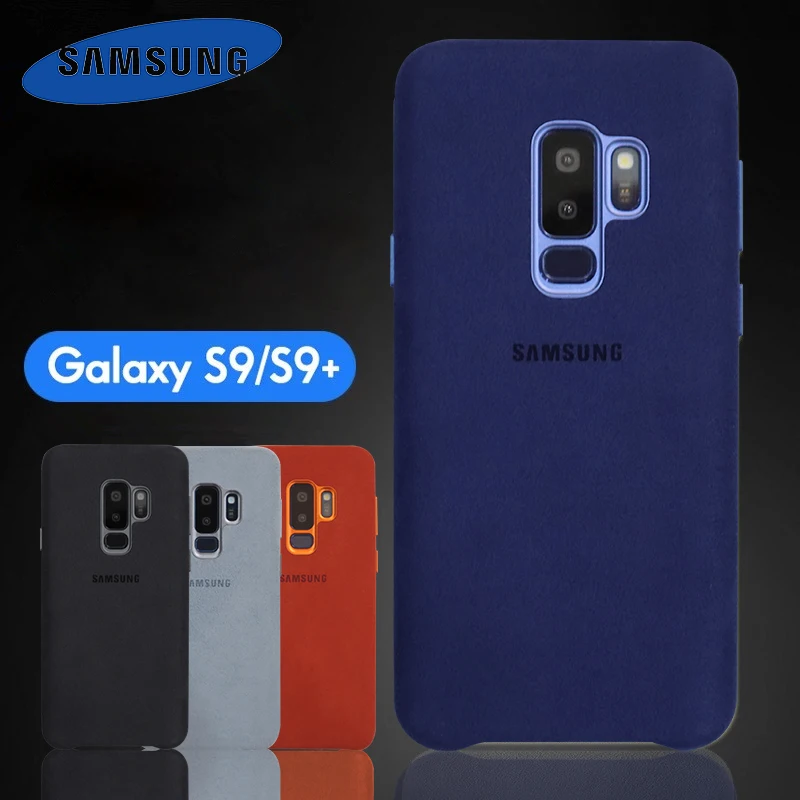 samsung s9 plus case For Original Galaxy S9 Luxury Suede Soft-Touch Finish Back Protective Cover compatible Samsung model | Мобильные