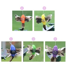 Солнечный перо птица сила танцы летающие красивые бабочки Красочные вибрации Колибри дома сад пасхальное украшение