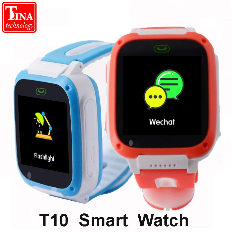 T10 Smart Baby Watch Fashion Color Screen 1.44 Inch Phone with Flashlight Camera SOS Alarm Location Finder | Электроника