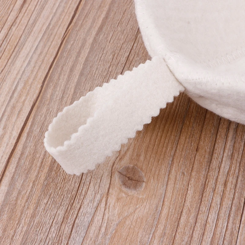 Белая шерстяная шапочка для сауны, шапка с защитой от тепла для ванной дома, защита головы в русском стиле