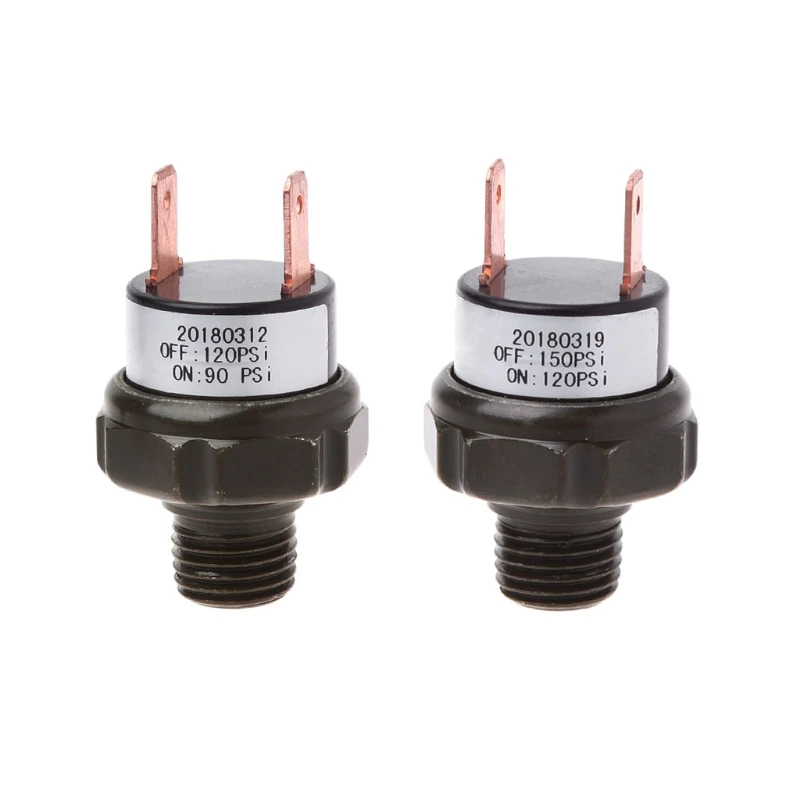 

Air Compressor Heavy Duty Pressure Switch Valve 1/4" NPT End Pressure Control