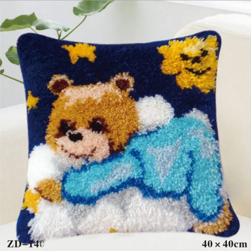 Us 14 88 46 Off Animal Latch Hook Rug Kits Pillowcase Knooppakket Pillows Tapestry Diy Kit Crochet Hooks Craft Knitting Needles Cushion In Us 14 88 46 Off Animal Latch Hook Rug Kits Pillowcase Knooppakket Pillows Tapestry Diy Kit Crochet Hooks Craft Knitting Needles Cushion In