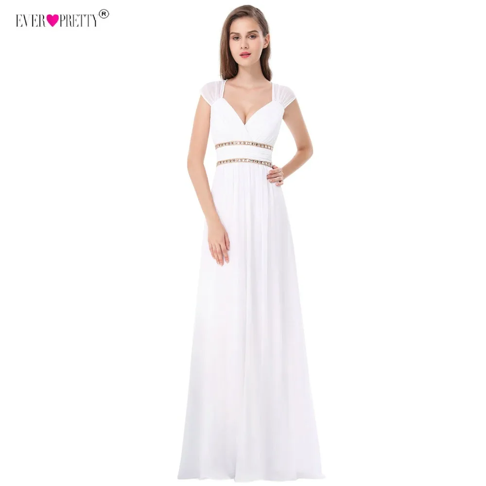 US $37.70 Ever Pretty Beach Wedding Dresses 2020 New ALine Lace Beading Chiffon Plus Size Wedding Bridal Gowns Under 50 Vestido De Noiva