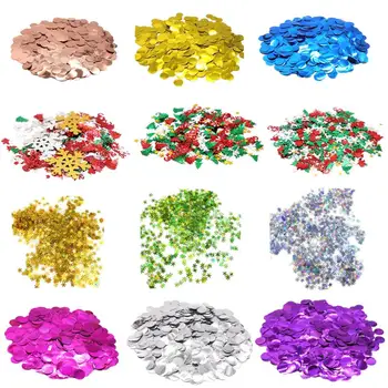 

20G 60g MerryChristmas Confetti Aluminum Foil Circle Snowflake Deer Sequins Wedding Throw Party Decor Balloon Accessories