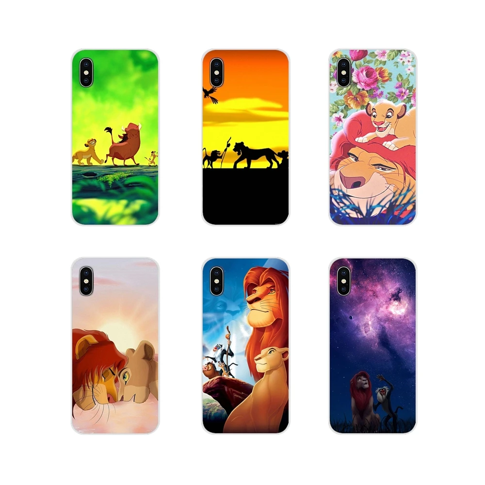

For Xiaomi Redmi 4A S2 Note 3 3S 4 4X 5 Plus 6 7 6A Pro Pocophone F1 Accessories Phone Cases Covers Lion King