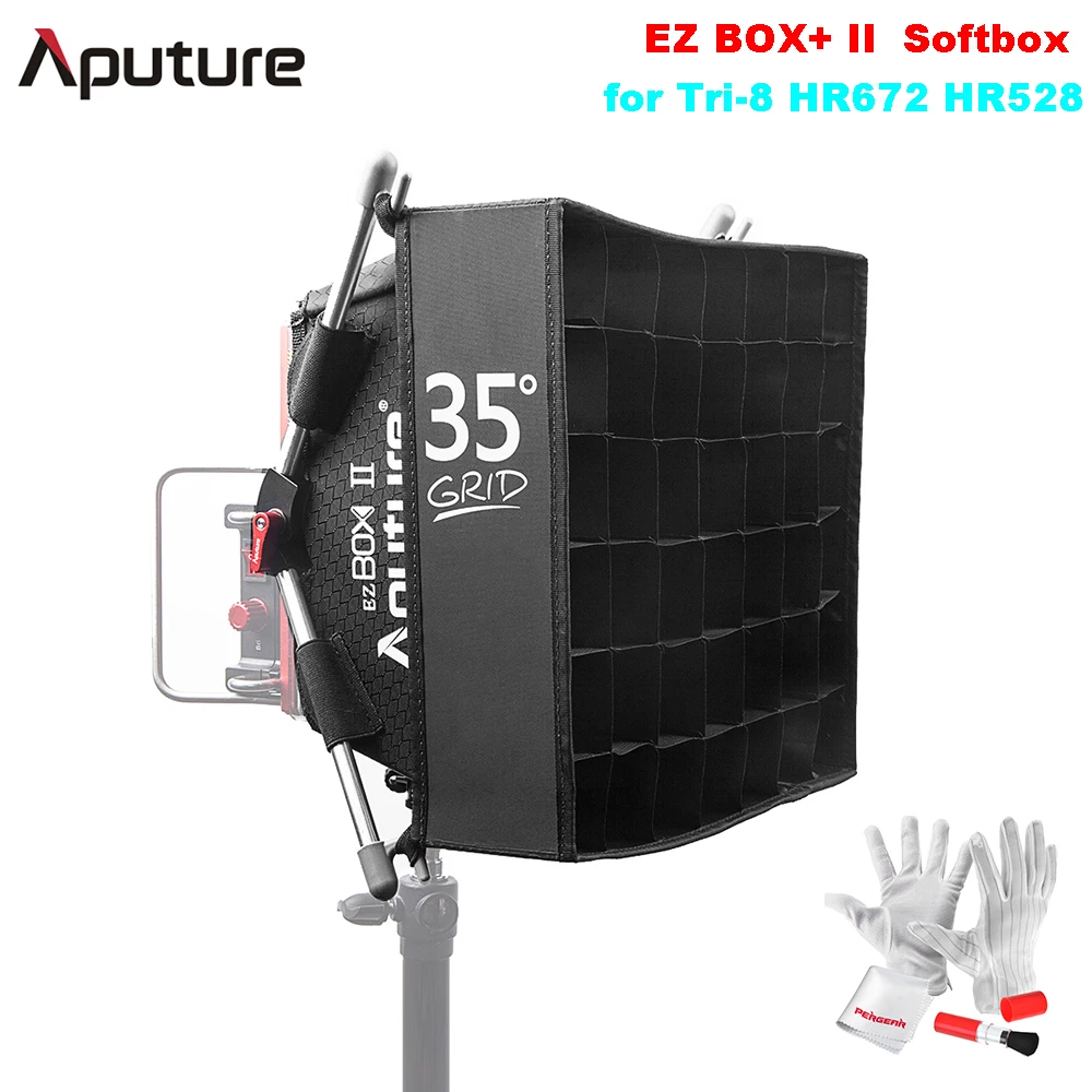 

Aputure EZ BOX+ II Softbox Diffuser with Grip for Amaran Must-have Companion for Aputure Tri-8 HR672 HR528 Series LED Light