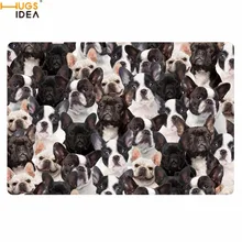 HUGSIDEA Симпатичные 3D Собака Французский бульдог/Бостон терьер печатных коврики Гостиная/Спальня/Кухня пол ковры входная дверь ковры
