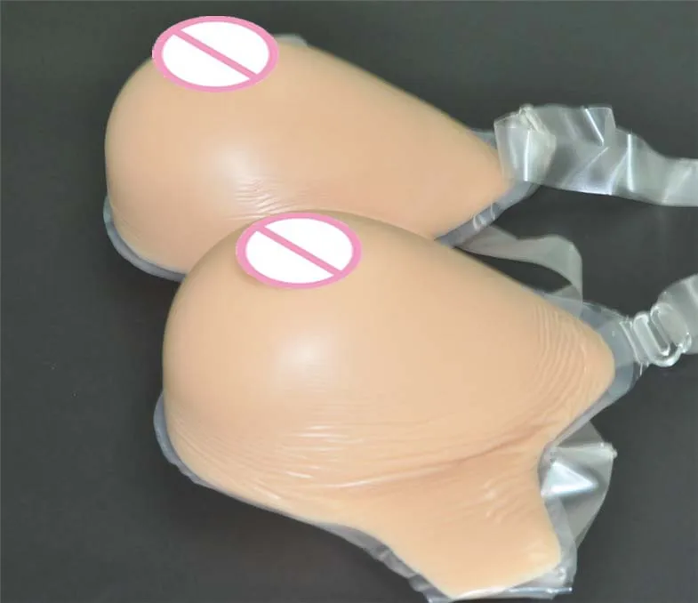 1 Pair 4100g H Cup Dark Artificial Breasts large breast forms Fake boobs Silicone Breast prosthesis pechos silicona transvestite