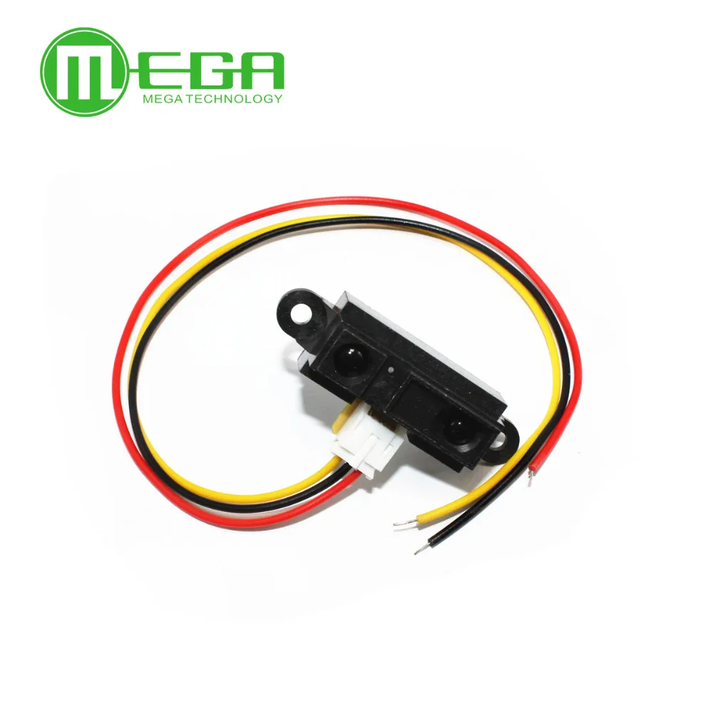 

10pcs GP2Y0A21YK0F 2Y0A21 10-80cm Infrared distance sensor INCLUDING WIRES