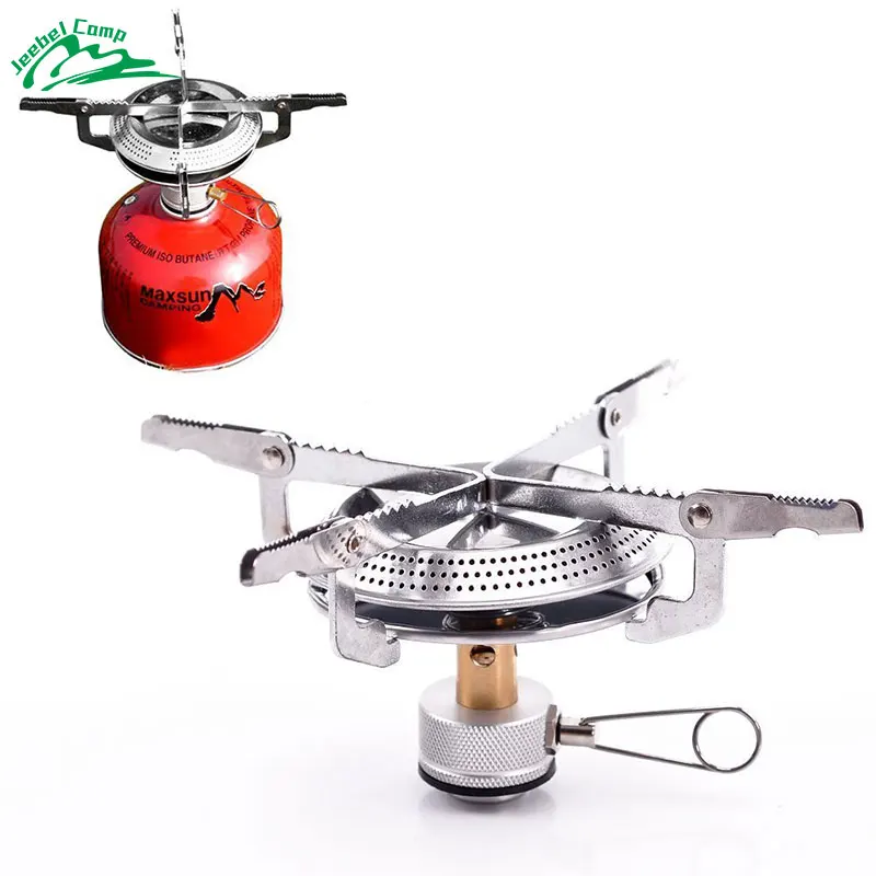 

3500W Camping Stove Burners Ultralight Portable Outdoor Hiking Backpacking Picnic Cookware Cooking Gas-powered