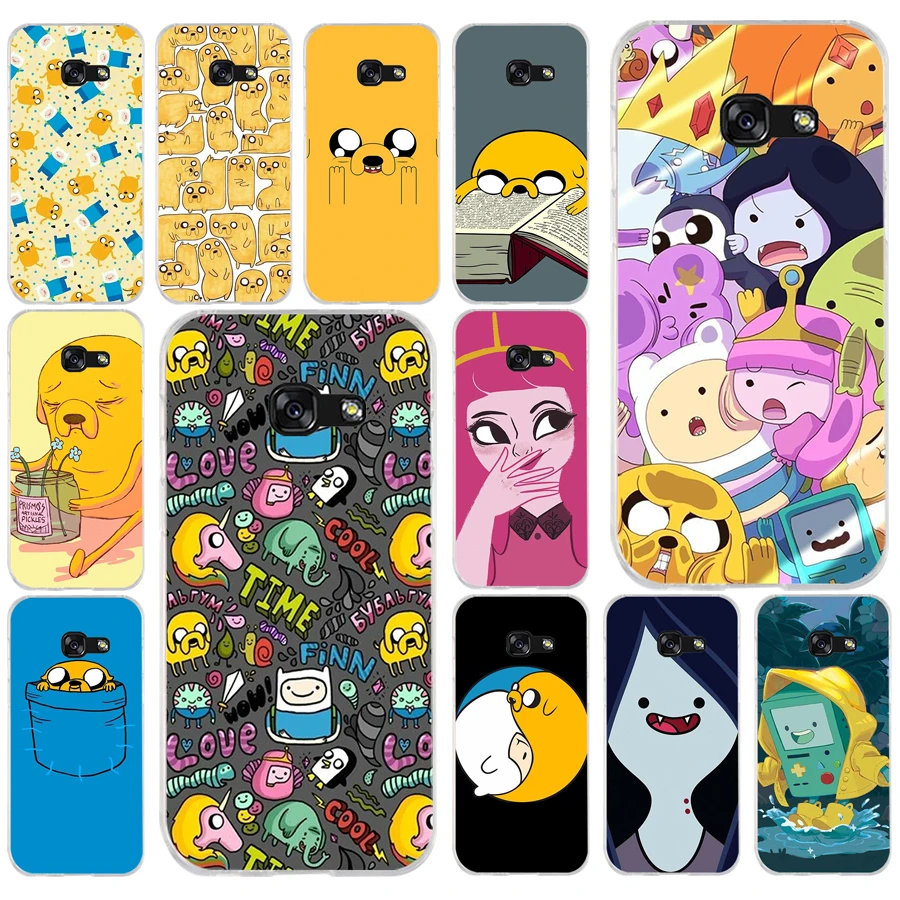 

025FG Adventure Time Soft Silicone Tpu Cover phone Case for Samsung a3 2016 a5 2017 a6 plus a7 a8 2018 s6 7 8 9