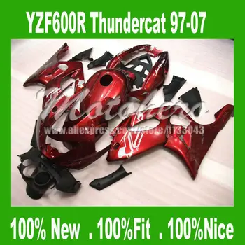 

Injection for YAMAHA YZF600R Thundercat 1997-2007 YZF 600R 97-07 97 98 99 00 01 02 03 04 05 06 07 red ABS fairings kit #t3ff9