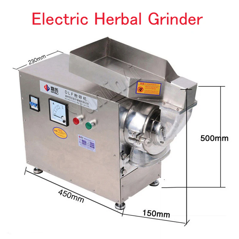 Electric Herbal Grinder Continuous Grain Mill Machine Ultra fine Flour