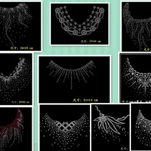20 шт./лот Декор декольте и наклейка на рубашку roundup горячей фиксации узор из страз кристалл теплопередача дизайн железа на камни