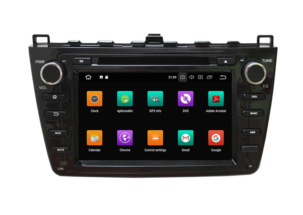 Clearance Octa Core 4G+32G Android 8.0 Car DVD GPS for MAZDA 6 2008 2009 2010 2011 2012 Car Radio Stereo Head unit Support WIFI 4G DVR OBD 6