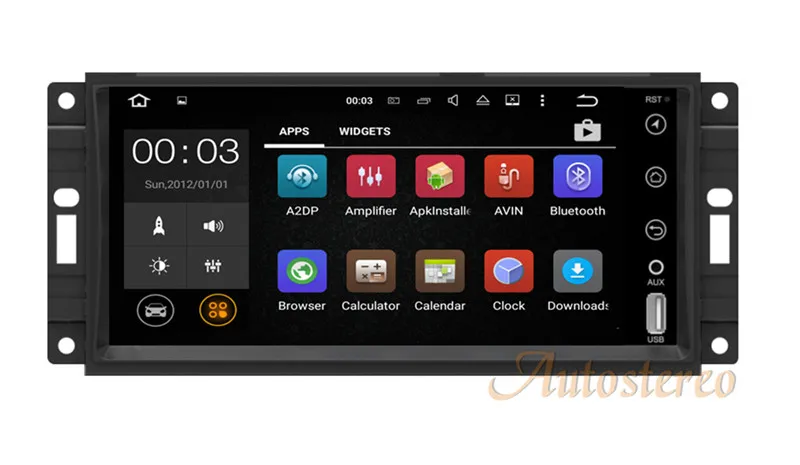 Sale New Android7.1 Quad core Car radio DVD player GPS navigation radio Stereo for JEEP Wrangler Compass 2007-2013 Dodge Autostereo 2