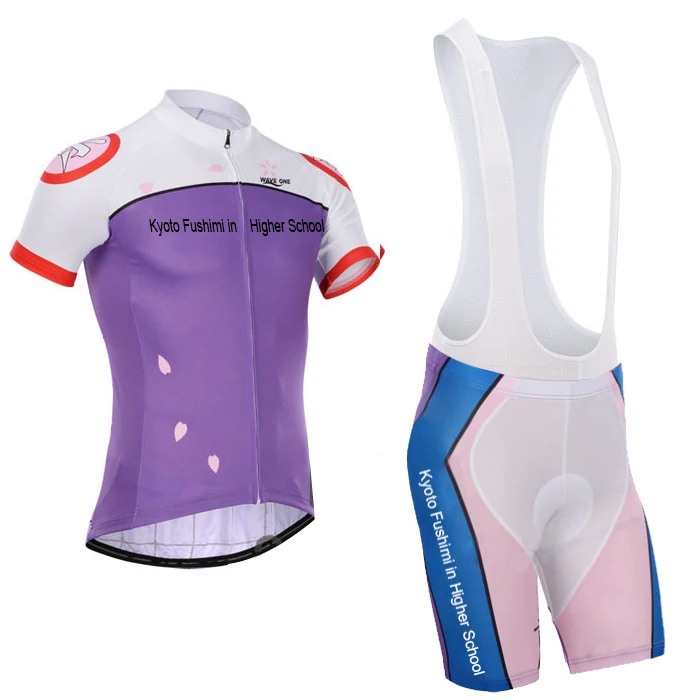 

Yowamushi Pedal KYOFUSHI cycling jersey 2015 short sleeve cycling clothing ropa ciclismo men Cycling Kyoto Fushimi High School