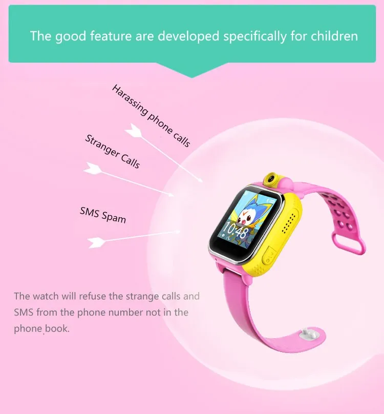 Q10 GPS Tracker Watch 3G For Kids SOS Emergency