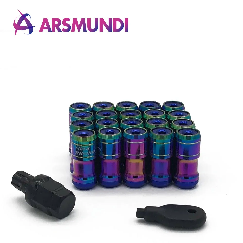 

VOLK Neo Chrome Concealed Heptagon Formula Steel Wheels Lock Lug Nuts