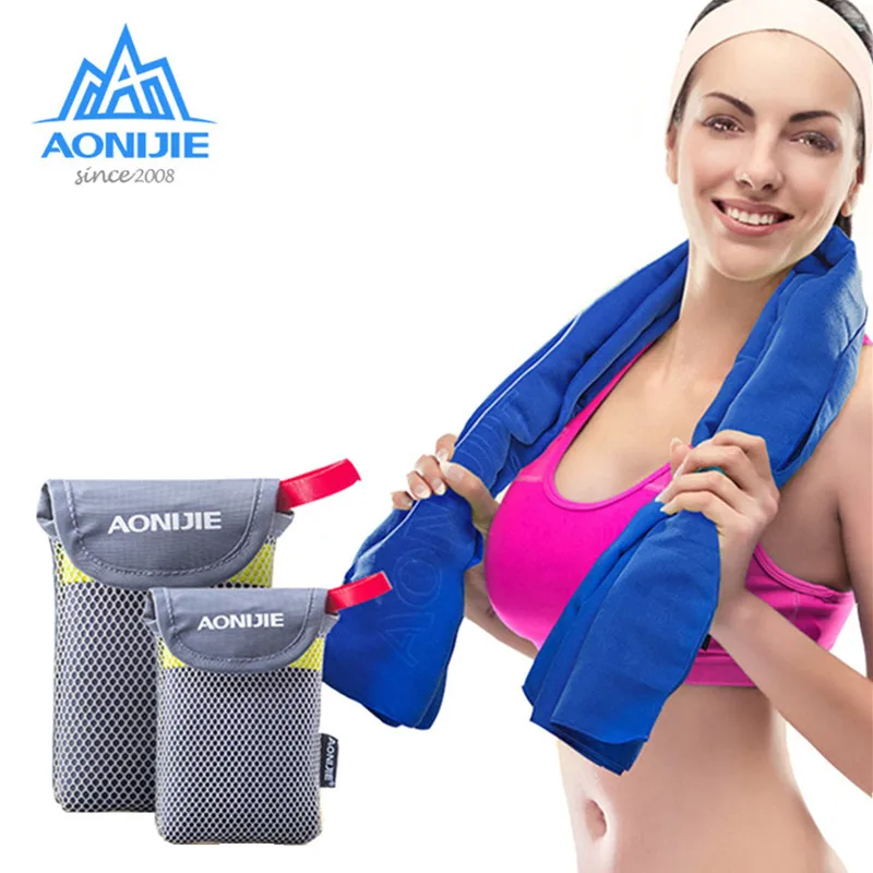 

AONIJIE Microfiber Travel Towel with Mesh Bag,Women Men Quick Dry High Performance Towels for Gym,Fitness,Camping,Yoga,Bath