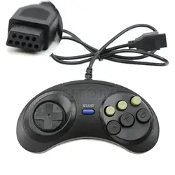 1 шт. Новый 6 Кнопка проводной контроллер Pad геймпад для Мега Драйв megadrive Sega MD Genesis