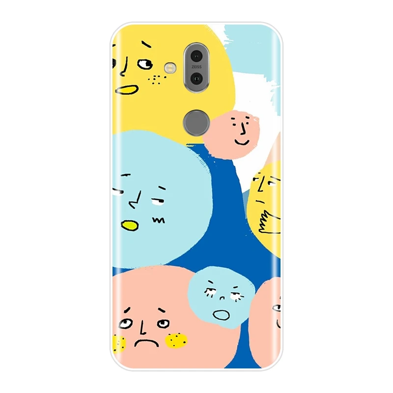 Мягкий силиконовый чехол для Nokia 7 1 6 5 3 2 художественный Рисунок граффити задняя