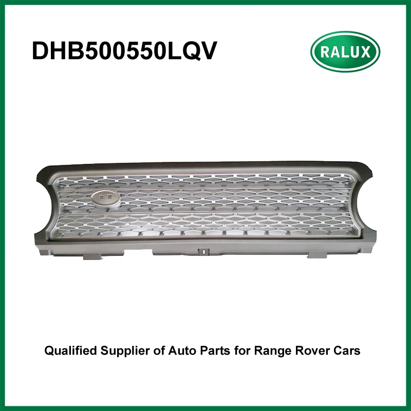 

car Front Grille in Gloss black & silver for Range Rover 2002-2009/2010-2012 auto grille DHB500550LQV/LR011133/LR040740
