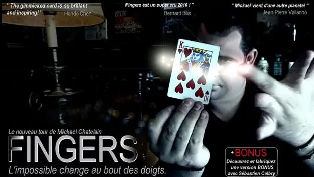 Новые Пальцы (Gimmick + DVD) от Mickael Chatelin волшебные трюки карточная магия крупным планом
