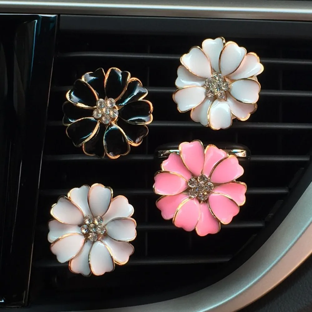 

Car Multiflora Flower Air Outlet Fragrant Perfume Clip Air Freshener Diffuser For Essential Oils Diffuser Fragrance Car-styling