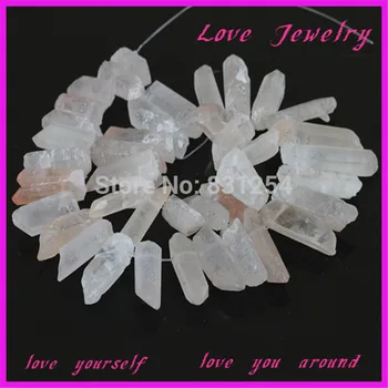 

Strand 16" Natural Stone Pendant Beads for DIY Necklace and Bracalet Irregular Shape Gem Qurzy Beads Jewelry Making