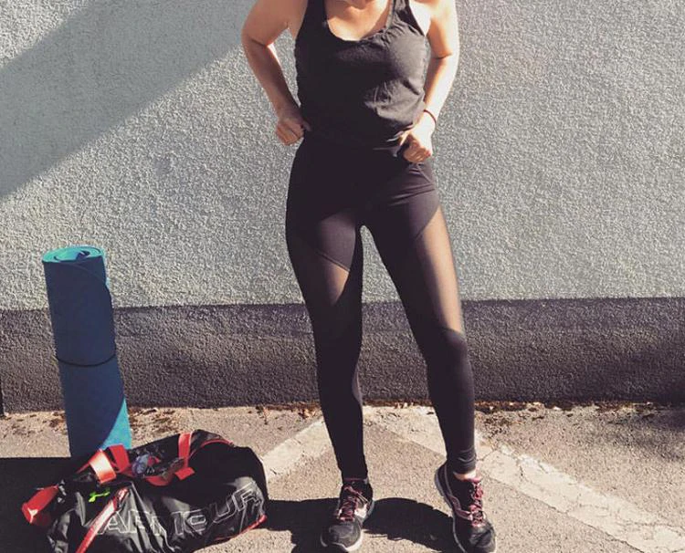 Sports Leggings Mesh Yoga Pants Sport Running Yoga Leggings Gym Pants Fitness Sexy Tights Trousers For Women Pants Jogging Femme   